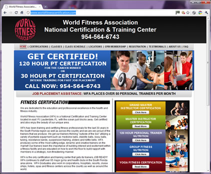 World Fitness Certification